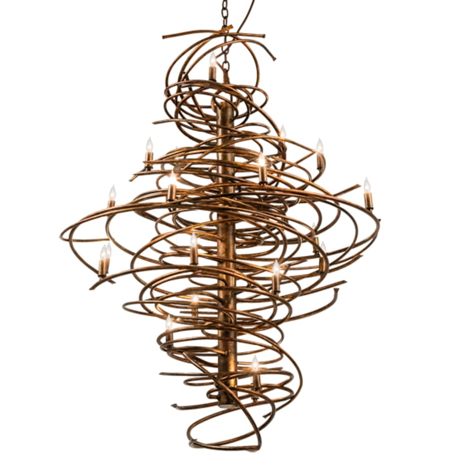 Meyda Tiffany Cyclone 20 Light 40" Wide Taper Candle Style Chandelier
