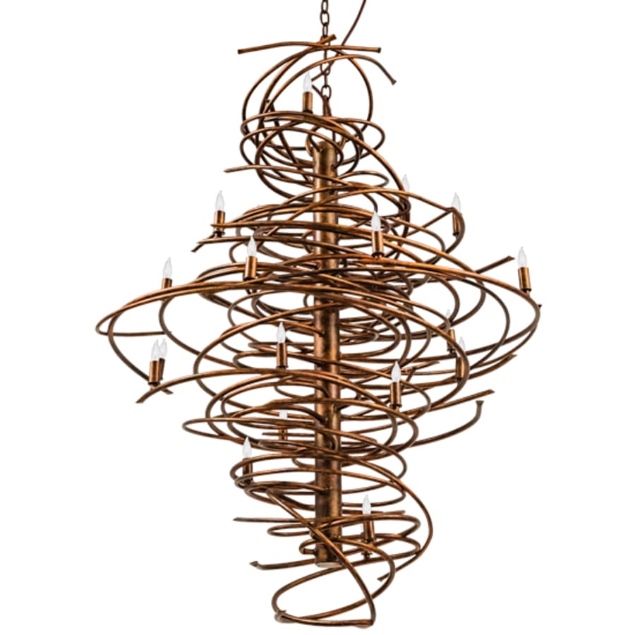 Meyda Tiffany Cyclone 20 Light 40" Wide Taper Candle Style Chandelier