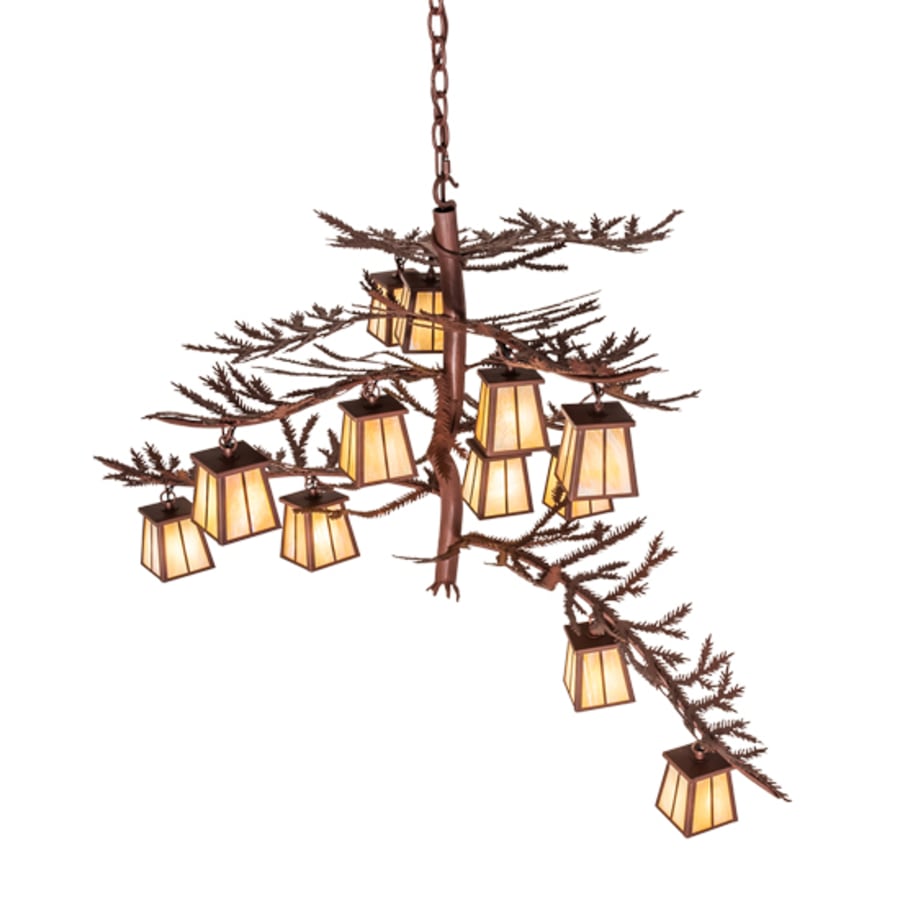 Meyda Tiffany Pine Branch 12 Light 48" Wide Chandelier