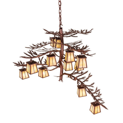 Meyda Tiffany Pine Branch 12 Light 48" Wide Chandelier