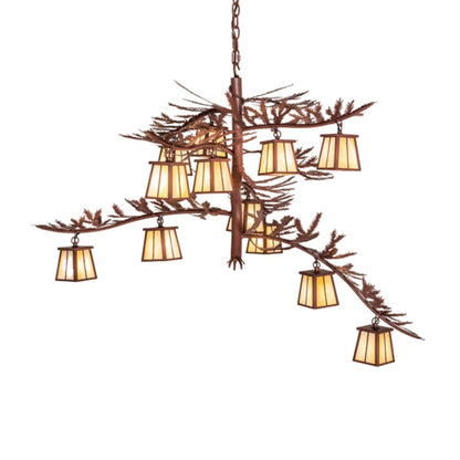 Meyda Tiffany Pine Branch 12 Light 48" Wide Chandelier