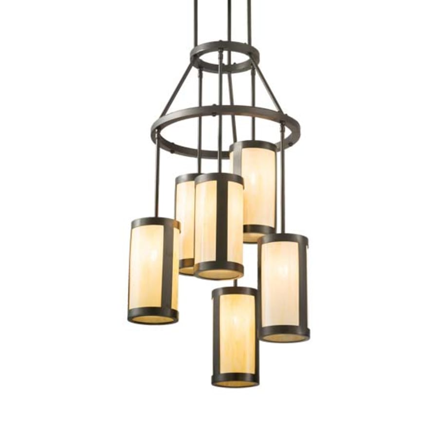 Meyda Tiffany Cartier 6 Light 24" Wide Ring Chandelier