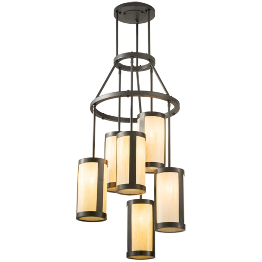 Meyda Tiffany Cartier 6 Light 24" Wide Ring Chandelier