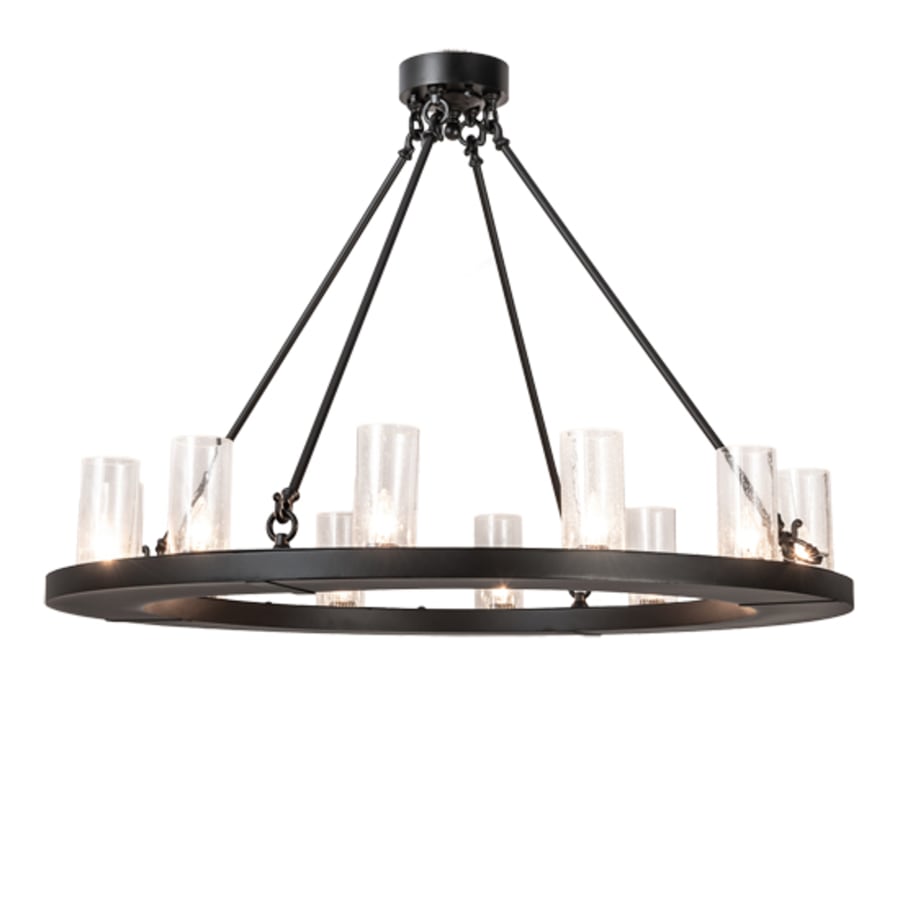 Meyda Tiffany Loxley 12 Light 42" Wide Semi-Flush Ceiling Fixture