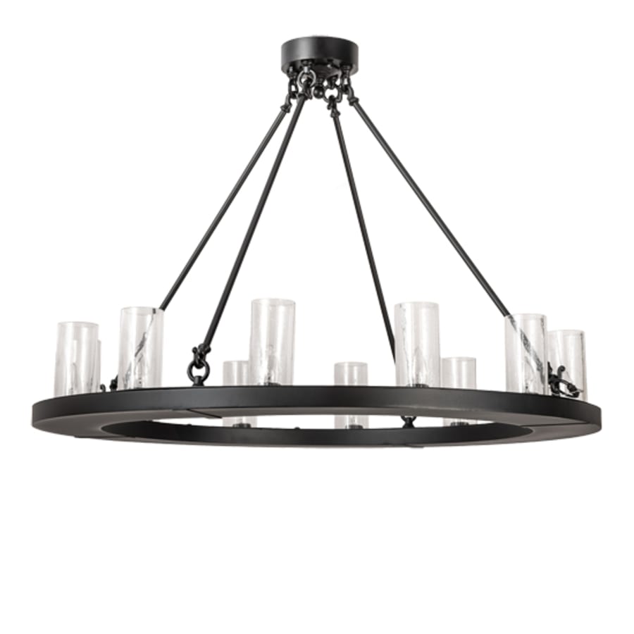 Meyda Tiffany Loxley 12 Light 42" Wide Semi-Flush Ceiling Fixture