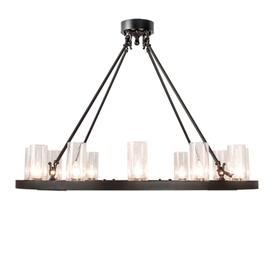 Meyda Tiffany Loxley 12 Light 42" Wide Semi-Flush Ceiling Fixture