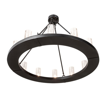 Meyda Tiffany Loxley 12 Light 42" Wide Semi-Flush Ceiling Fixture