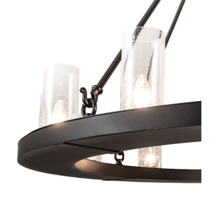 Meyda Tiffany Loxley 12 Light 42" Wide Semi-Flush Ceiling Fixture