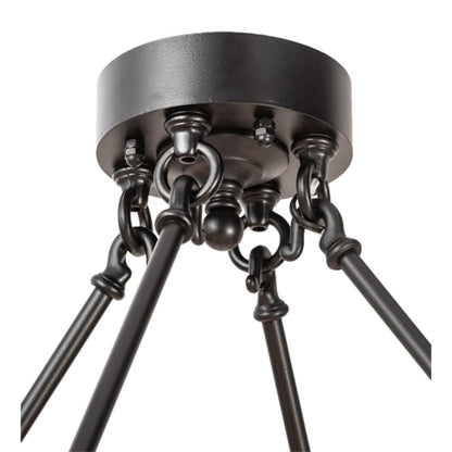 Meyda Tiffany Loxley 12 Light 42" Wide Semi-Flush Ceiling Fixture