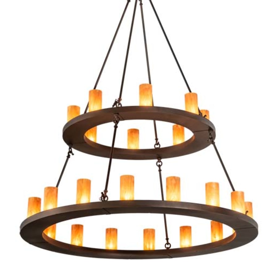 Meyda Tiffany Loxley 24 Light 54" Wide Ring Chandelier