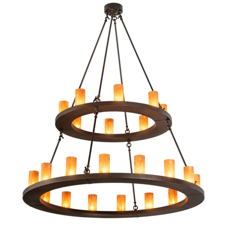 Meyda Tiffany Loxley 24 Light 54" Wide Ring Chandelier