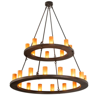Meyda Tiffany Loxley 24 Light 54" Wide Ring Chandelier