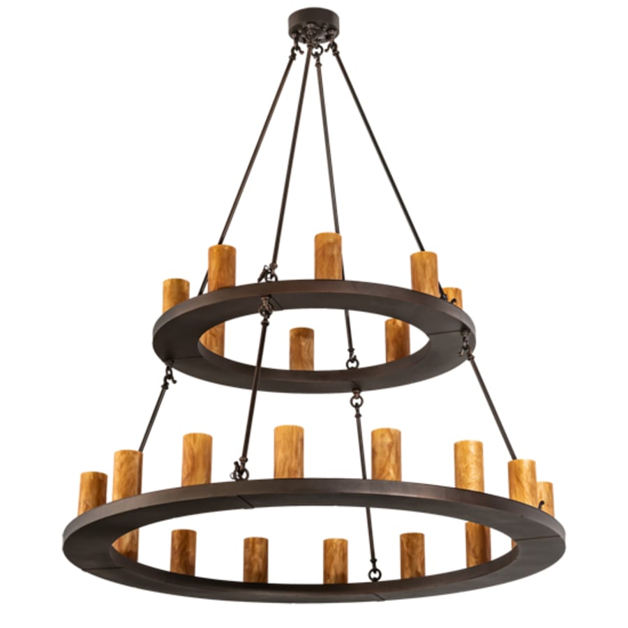 Meyda Tiffany Loxley 24 Light 54" Wide Ring Chandelier