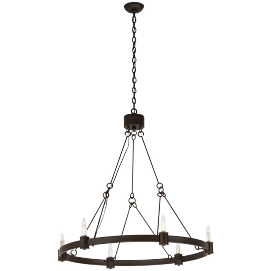 Meyda Tiffany Kenosha 6 Light 36" Wide Taper Candle Style Chandelier