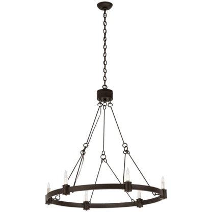 Meyda Tiffany Kenosha 6 Light 36" Wide Taper Candle Style Chandelier