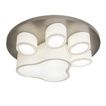 Meyda Tiffany MSU Pawprints 48" Wide LED Flush Mount Ceiling Fixture