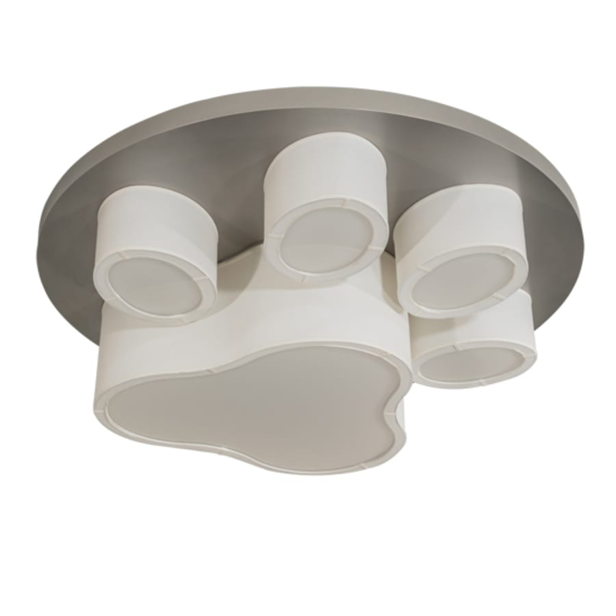 Meyda Tiffany MSU Pawprints 48" Wide LED Flush Mount Ceiling Fixture
