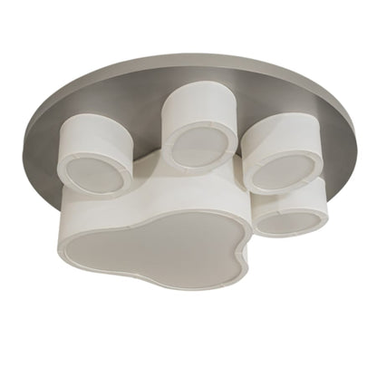 Meyda Tiffany MSU Pawprints 48" Wide LED Flush Mount Ceiling Fixture