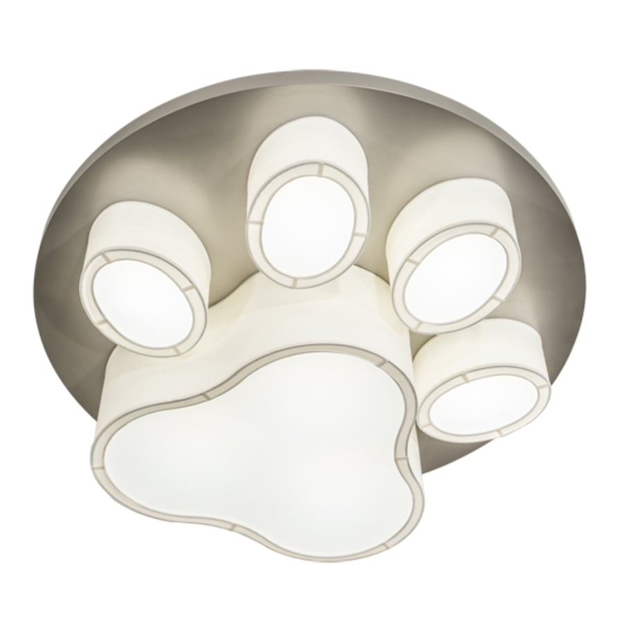Meyda Tiffany MSU Pawprints 48" Wide LED Flush Mount Ceiling Fixture