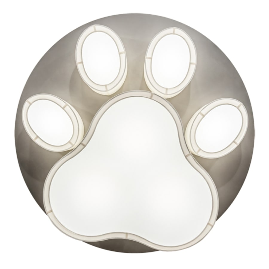 Meyda Tiffany MSU Pawprints 48" Wide LED Flush Mount Ceiling Fixture