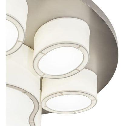 Meyda Tiffany MSU Pawprints 48" Wide LED Flush Mount Ceiling Fixture