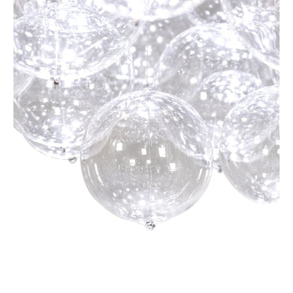 Meyda Tiffany Cilindro Bulle 70" Wide LED Semi-Flush Waterfall Ceiling Fixture