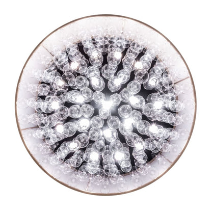 Meyda Tiffany Cilindro Bulle 70" Wide LED Semi-Flush Waterfall Ceiling Fixture