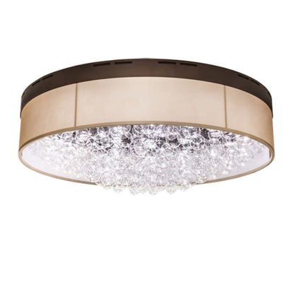 Meyda Tiffany Cilindro Bulle 70" Wide LED Flush Mount Waterfall Ceiling Fixture