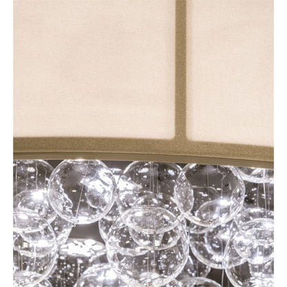 Meyda Tiffany Cilindro Bulle 70" Wide LED Flush Mount Waterfall Ceiling Fixture