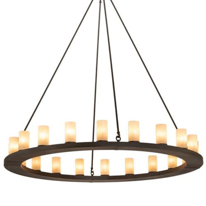 Meyda Tiffany Loxley 20 Light 60" Wide Ring Chandelier