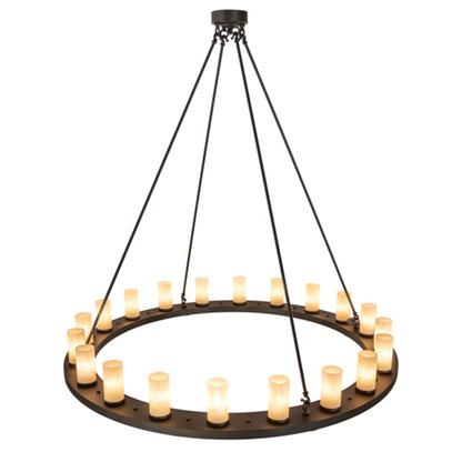 Meyda Tiffany Loxley 20 Light 60" Wide Ring Chandelier