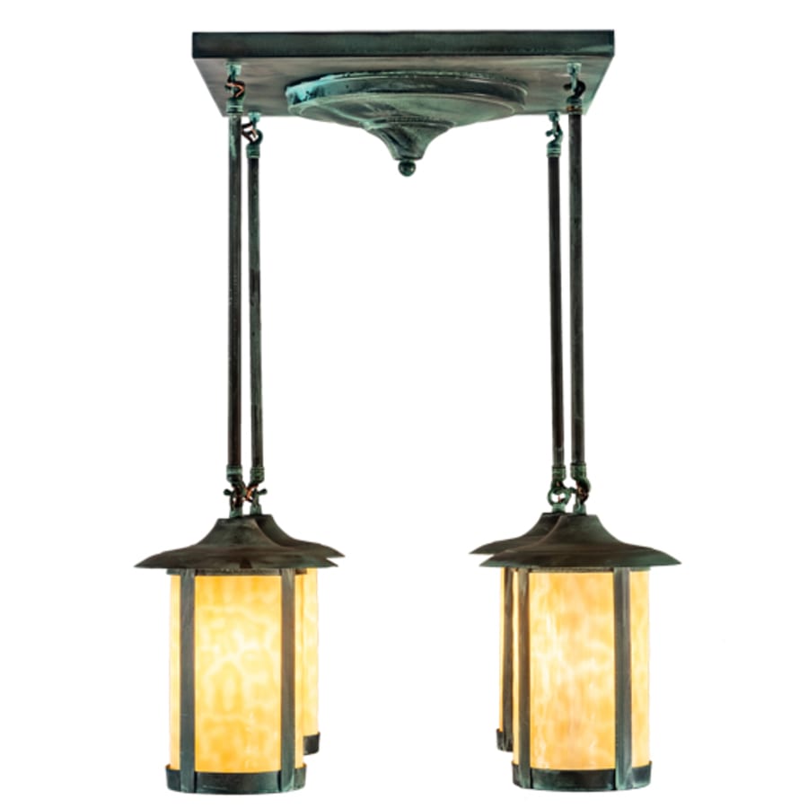 Meyda Tiffany Fulton Prime 4 Light 27" Wide Semi-Flush Ceiling Fixture
