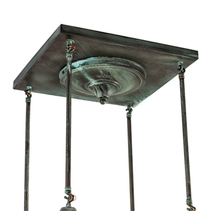 Meyda Tiffany Fulton Prime 4 Light 27" Wide Semi-Flush Ceiling Fixture