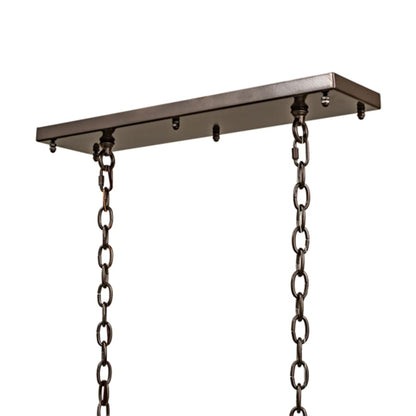 Meyda Tiffany 6 Light 48" Wide Linear Pendant