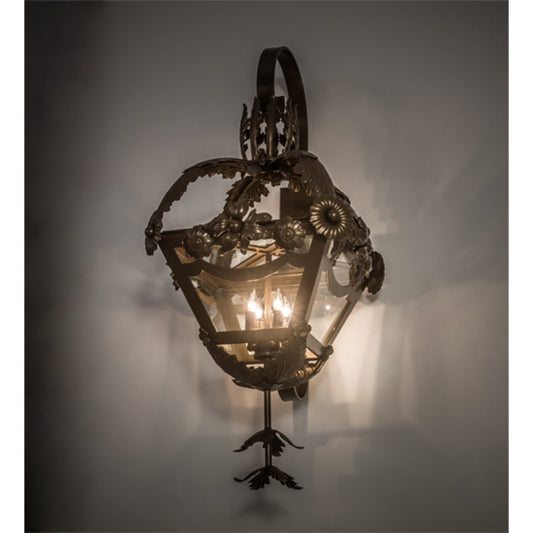 Meyda Tiffany Symone 4 Light 37" Tall Wall Sconce