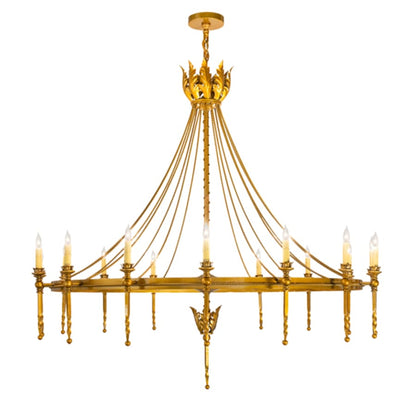 Meyda Tiffany Amaury 16 Light 56" Wide Taper Candle Style Chandelier