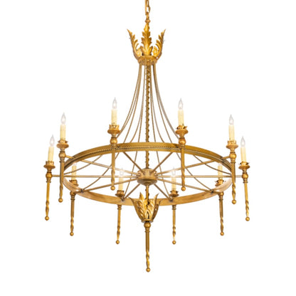 Meyda Tiffany Amaury 10 Light 36" Wide Taper Candle Style Chandelier