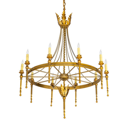 Meyda Tiffany Amaury 10 Light 36" Wide Taper Candle Style Chandelier