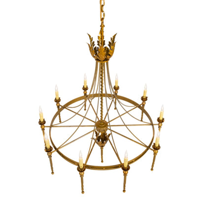 Meyda Tiffany Amaury 10 Light 36" Wide Taper Candle Style Chandelier