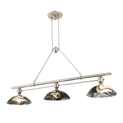 Meyda Tiffany 3 Light 70" Wide Linear Pendant