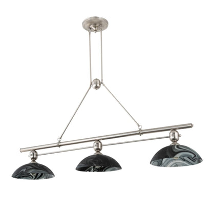 Meyda Tiffany 3 Light 70" Wide Linear Pendant