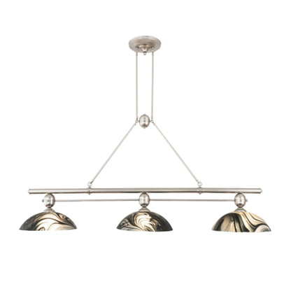 Meyda Tiffany 3 Light 70" Wide Linear Pendant