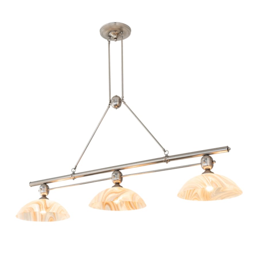 Meyda Tiffany 3 Light 70" Wide Linear Pendant
