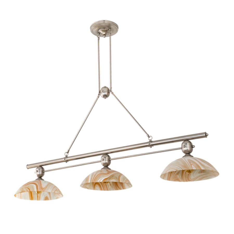 Meyda Tiffany 3 Light 70" Wide Linear Pendant