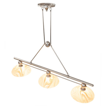 Meyda Tiffany 3 Light 70" Wide Linear Pendant