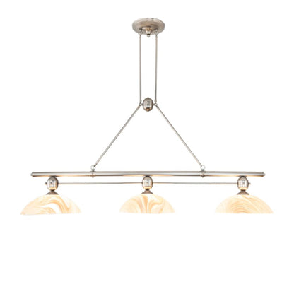 Meyda Tiffany 3 Light 70" Wide Linear Pendant