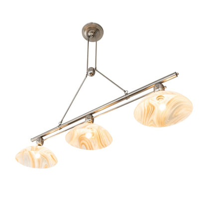 Meyda Tiffany 3 Light 70" Wide Linear Pendant