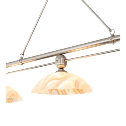 Meyda Tiffany 3 Light 70" Wide Linear Pendant