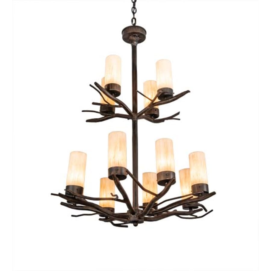 Meyda Tiffany Winter Solstice 12 Light 30" Wide Chandelier