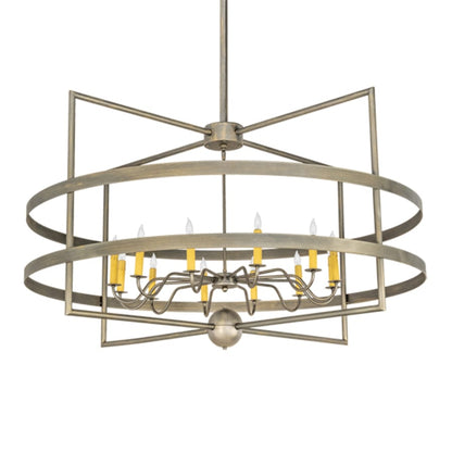 Meyda Tiffany Aldari 12 Light 48" Wide Taper Candle Style Chandelier